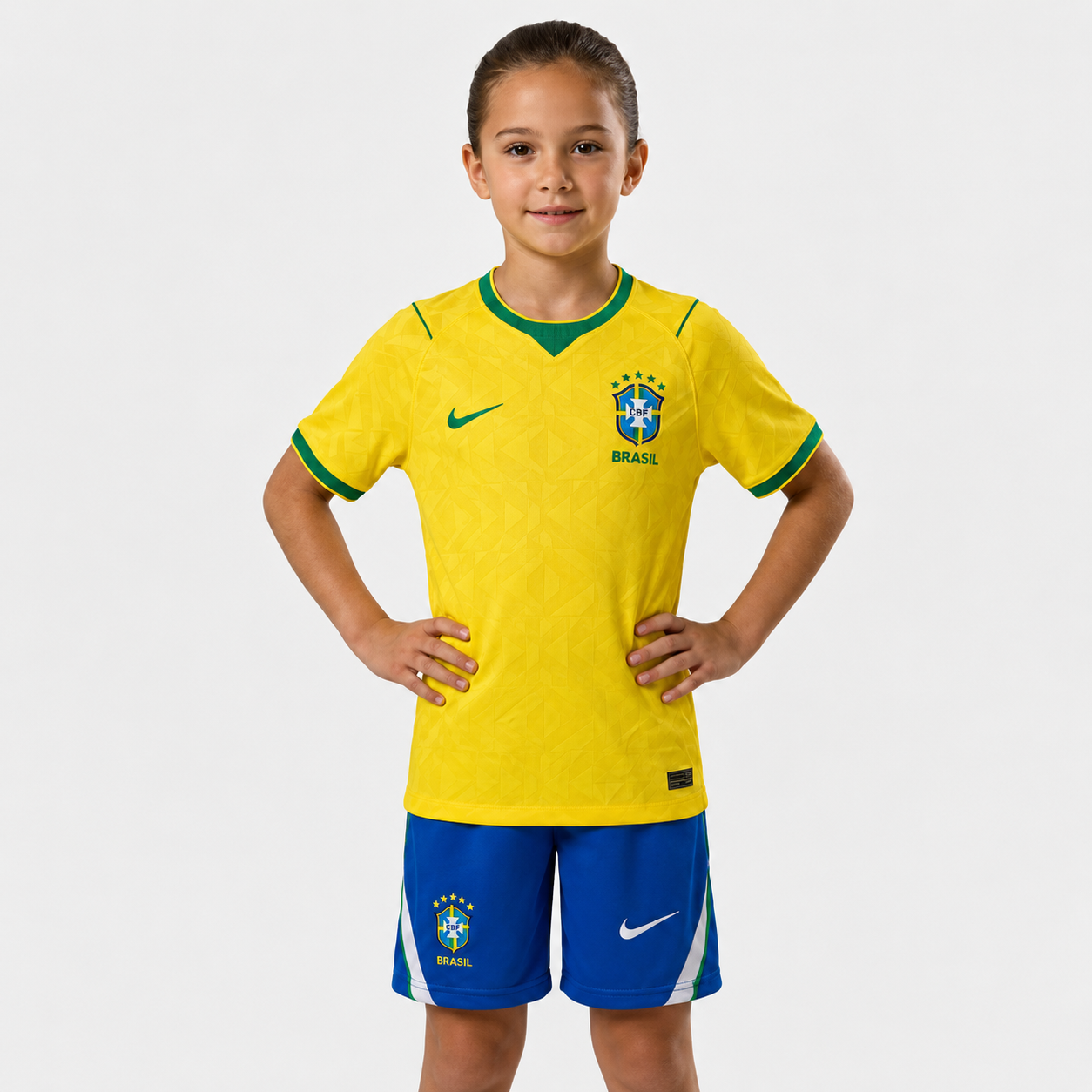 Kit Infantil Brasil Feminina I - Copa Do Mundo