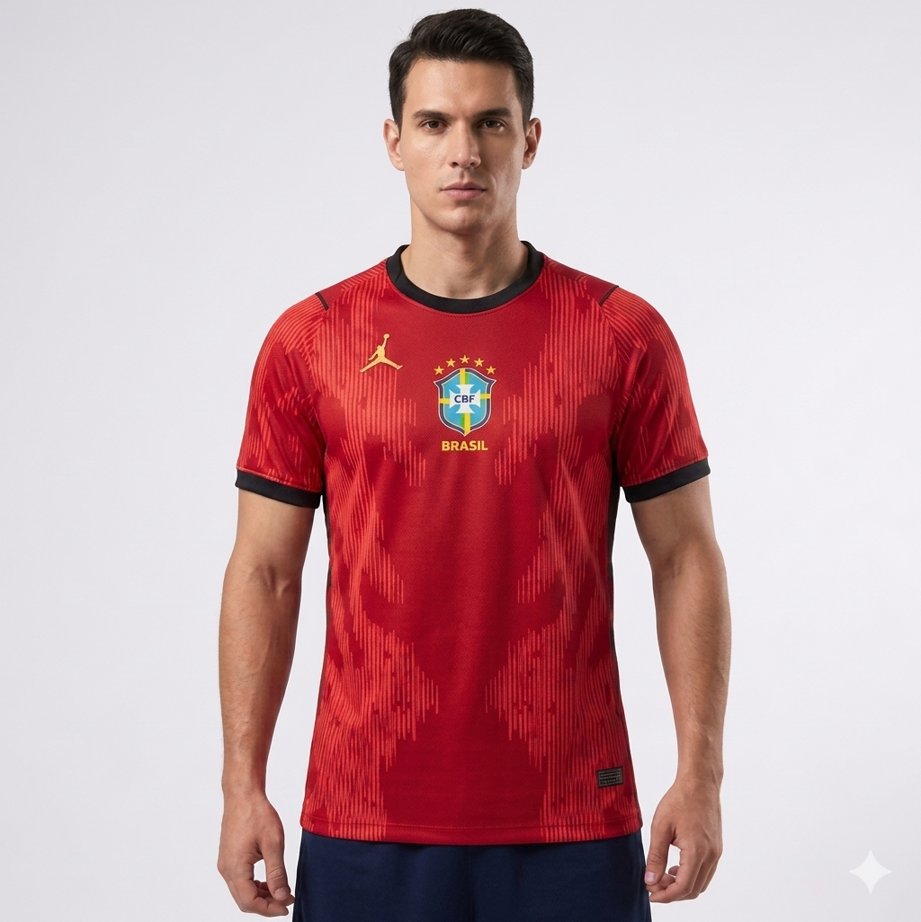 Camisa Masculina Brasil III 2026 -  Copa Do Mundo